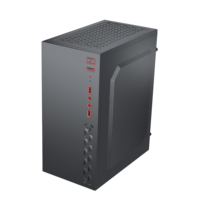 Boîtier d'ordinateur Micro ATX T12 bas de gamme pour entreprise, emballage carton brun, système informatique de bureau OEM en stock, boîtier en plastique