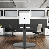 Support de tablette en métal RUIGUAN RG-T03A avec hauteur réglable, montage VESA, réglage de l'inclinaison pour bureaux