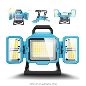 Alecter Solar APH-L158 4100K Neutral White <b>Work</b> <b>Light</b> Rechargeable Foldable IP65 Waterproof 360 Lighting TUV Certified 8-12h - Product Image 1