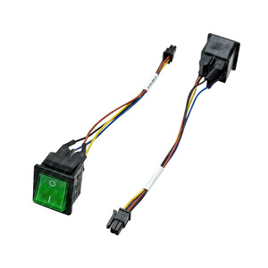 Interruptor basculante LED verde con cable, 4 pines, 2 posiciones, 1A 250V AC/DC, montaje en panel, SPST independiente para alimentación de equipos - Product Image 4