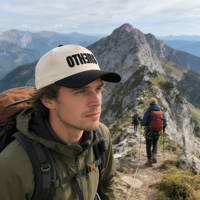 Gorra de Béisbol Deportiva de Algodón con Estructura de 5 Paneles Estilo A-Frame Personalizada para Hombre, Gorras con Logotipo Bordado en 3D en Dos Tonos