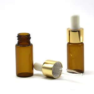 Dễ dàng để thực hiện kích thước nhỏ 1ml 2ml 3ml <span class=keywords><strong>4ml</strong></span> 5ml hổ phách Chai nhỏ giọt sử dụng cho mỹ phẩm - Product Image 2