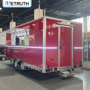 รถขายอาหารเคลื่อนที่สแตนเลสคุณภาพสูงแบบกำหนดเองของ Wetuth พร้อมอุปกรณ์ครบครันสำหรับขายบาร์บีคิว พิซซ่า ทาโก้ และอาหารริมทาง - Product Image 4