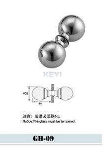 Perilla de puerta de cristal abatible de ducha de doble cara, <span class=keywords><strong>accesorios</strong></span> de hardware de <span class=keywords><strong>baño</strong></span>, manija de puerta - Product Image 4