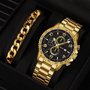 Nouvelle Tendance Mode Drioshipping : Montre à Quartz Décontractée pour Homme, Coffret Cadeau Montre Homme Affaires Décontractées - Product Image 6