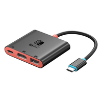 Adaptateur Hub ULT-unite Type C vers USB-C 4K HDMI USB 3.0 3-en-1 pour Switch 2