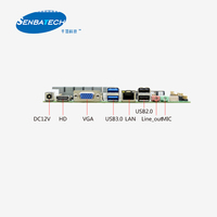 Carte mère industrielle durable personnalisable Mini-PCIE SIM M.2 SATA3.0 DDR3L J3455 haute performance