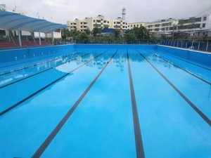 Piscina Infantil Prefabricada con Marco <span class=keywords><strong>de</strong></span> Acero Inoxidable, Duradera y Fácil <span class=keywords><strong>de</strong></span> Instalar para Uso en Interiores/Exteriores - Product Image 6