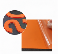 Étiquette de vêtement personnalisée en plastisol, découpée au laser 3D, autocollante, durable, avec logo de marque thermocollant pour sacs et vêtements