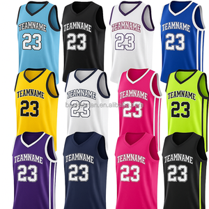 На заказ дышащий полиэстер тренировочный баскетбольный трикотаж сублимированный с именем команды для взрослых Низкий MOQ баскетбольная форма - Product Image 1