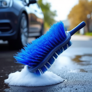 Cepillo para lavado de autos con cerdas azules densas para limpieza de vehículos - Product Image 3