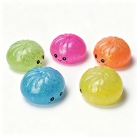 Jouet sensoriel anti-stress en forme de boulette, jouet à presser moelleux, couleur mystère, cadeau surprise pour enfants
