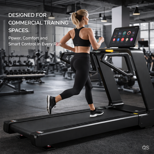 Tapis roulant motorisé commercial avec écran tactile de 19,5 pouces, inclinaison de 18 %, 6,0 CV de puissance, capacité de 180 kg, pliable et portable - Product Image 6