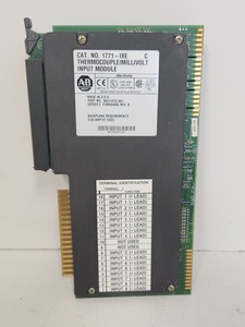 Plc Used Ser.c F/w.b Thermocouple/millivolt Input Module 1771-ixe/c Warranty Product - Product Image 1