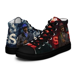Vente en gros usine, MOQ 1 pièce, baskets décontractées personnalisées pour hommes, chaussures de skate en toile respirante pour hommes - Product Image 2