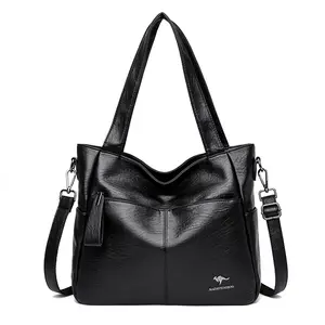 2024 New Brand Women Handbags Wholesale Factory Women Bag Shoulder Bag Crossbody Fashion Pu Leather Tote Bag Custom Logo