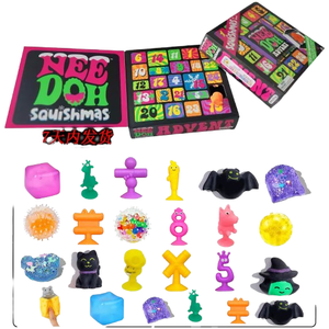 Caja Sorpresa de Adviento de Navidad 2024 de Alta Calidad con 24 Días de <span class=keywords><strong>Cuenta</strong></span> Regresiva, Mini Juguetes Antiestrés, Regalo Divertido para Niños en las Fiestas - Product Image 1