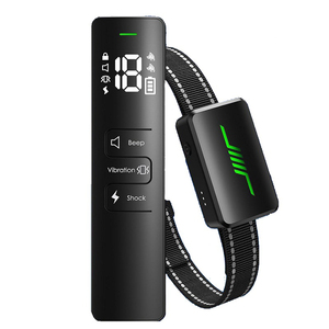 <span class=keywords><strong>Collier</strong></span> de dressage électrique rechargeable <span class=keywords><strong>pour</strong></span> chiens avec télécommande <span class=keywords><strong>pour</strong></span> petits chiens de taille moyenne avec bip, vibrations, modes de choc sûrs - Product Image 1