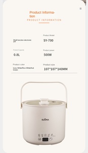 3L Electric Multi-<b>cooker</b> Rice <b>Cooker</b> <b>Slow</b> <b>Cooker</b> Digital Timer Control Underpan Heating Non-Stick Stainless Steel Portable for - Product Image 5