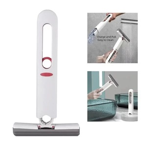 Mini Sponge <b>Mop</b> XD 1008 Easy To Clean With Water Charging And Pull Design For Bathroom Kitchen <b>Floor</b> Cleaning - Product Image 1