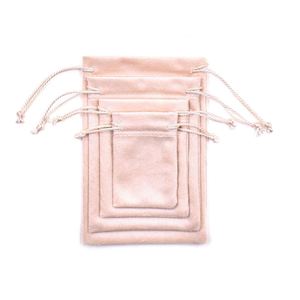 Pochette à bijoux en velours avec cordon de serrage, plusieurs tailles, logo personnalisé, emballage écologique de luxe - Product Image 5