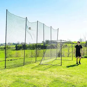 Safety Barrier Netting Customized Durable Backstop Safety Net Hitting Netting Rebound Backstop Barrier Net For Multi-Ball Practice