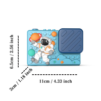 Cámara Infantil Sourcingark H8 48MP Full HD de Doble Lente con Pantalla de 2.4" y Ranura MicroSD, Juguete de Dibujos Animados DIY