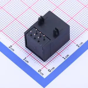 Kinghelm KH-9801-6P6C full plastic black rj11 connector Unshielded no led rj11 6 pin connector rj11 ethernet connector