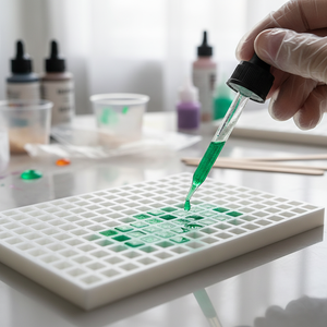 Moldes de Silicona de Platino Cúbicos Pequeños de 2 ml, Personalizables con Numerosos Patrones y Figuras para Producción Artesanal de Repostería - Product Image 6