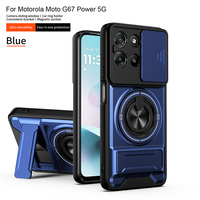 Étuis de téléphone Lichicase antichoc avec anneau magnétique puissant pour Motorola G67 G77, coque de protection