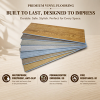 Planches en composite pierre-polymère à clipser, surface imperméable et anti-décoloration pour les distributeurs mondiaux