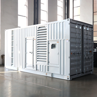Generador Diésel Silencioso a Prueba de Lluvia Tipo Contenedor de 640KW, Trifásico, Arranque Automático, Alternador 100% Cobre, Digital