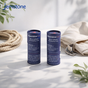 กล่องบรรจุภัณฑ์ทรงกระบอกสำหรับน้ำมันหอมระเหยแบบขายส่ง เป็นมิตรกับสิ่งแวดล้อม ทำจากกระดาษคราฟท์เคลือบด้าน สำหรับใส่ตลับไล่ยุง - Product Image 2