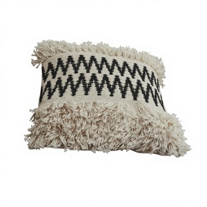 Worldwide Hot Selling Bohemian Home Decor Wool Cushion Cover Handwoven Indoor-Outdoor Geometric <b>Throw</b> Pillow Covers By ITHL - Product Image 1