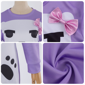 Redman Anime K-Pop Dämonenjäger Mirami Lila Bären-Pyjama-Kleid Cosplay-Kostüm - Product Image 3