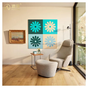 Autocollant mural mobile Panneau de feutre de 9mm Épaisseur et taille personnalisées Carreaux acoustiques Conception innovante Panneaux flexibles insonorisés - Product Image 2