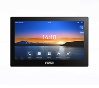 Moniteur d'interphone vidéo d'intérieur Fanvil I504 avec écran tactile de 7 pouces, PoE, 1080P, SIP, haut-parleur AEC 2W, 8 entrées d'alarme, relais RS485, caméra de porte