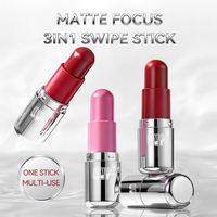 Mini Rouge à Lèvres en Capsule Tube Argenté Imperméable Longue Tenue Hydratant Haute Pigmentation Fini Velours Mat Maquillage des Lèvres en Gros Vitamine