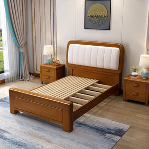 Arredamento Camera da <span class=keywords><strong>Letto</strong></span> Moderno <span class=keywords><strong>Letto</strong></span> <span class=keywords><strong>Singolo</strong></span> Semplice Design Bambini Legno Massello King Queen Size <span class=keywords><strong>Letto</strong></span> Contenitore in Legno per Ragazzi con Cassetto - Product Image 3