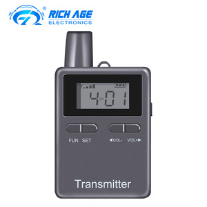 Sistema di Guida Turistica Wireless Multicanale Unidirezionale 2403-2483Mhz/200m di Trasmissione, Attrezzatura per Guide Turistiche di Gruppo Musulmano Uno-a-Molti - Product Image 3