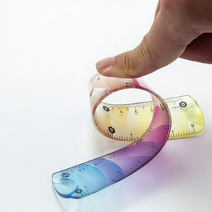 <span class=keywords><strong>Regla</strong></span> Flexible de PVC, Marcador de Libros de Plástico Suave de 15 cm, Material de Medición para Estudiantes y Oficina, Transparente, Recta, Imprimible con Logotipo - Product Image 4