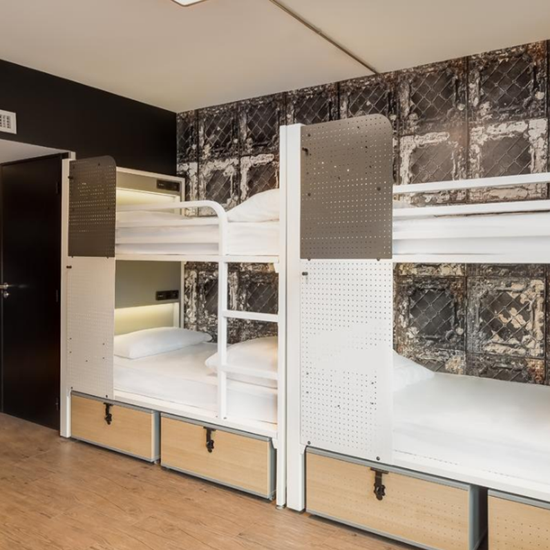 Italy дизайн Hostel металла и дерева Bunk Beds Hostel Capsule двухъярусная кровать для Hostel и Hotel