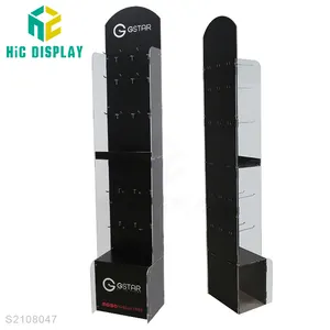 Custom PVC Foam Board Hook Display Rack For Phone Accessories Phone Case Charger Cable