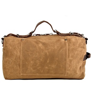 Ga55 all'ingrosso per gli uomini Travelling Vintage tela in pelle Weekender Duffle Bag di lusso Carry On <span class=keywords><strong>borsone</strong></span> <span class=keywords><strong>bagaglio</strong></span> <span class=keywords><strong>da</strong></span> <span class=keywords><strong>viaggio</strong></span> week-end borsa <span class=keywords><strong>da</strong></span> <span class=keywords><strong>viaggio</strong></span> - Product Image 4
