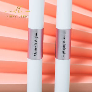 Pinky leem logo kustom 2 dalam 1 pengikat dan segel lem bulu mata berkepala ganda penahan air diy lem bulu mata tahan lama - Product Image 5