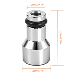 Manchon adaptateur d'injecteur de carburant en alliage d'aluminium, paquet de 8, pour collecteur d'admission LS1 LS6 Toyota FAW JP 551371 - Product Image 5