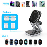 Station de charge rapide pliable D2 de qualité supérieure AFY Factory 2026, vente chaude, 3 en 1, pour téléphone portable, montre, écouteurs, chargeur sans fil 15W