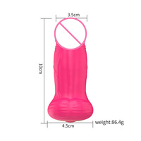 LOVE Masseur prostatique anal télécommandé rechargeable, vibrateur à 10 fréquences, rotation télescopique, silicone liquide vibrant pour le fessier et l'anus