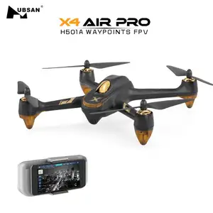 Drone Profesional Hubsan H501A H501M, Drone X4 dengan 2019 P HD WIFI FPV Tanpa Sikat RC Quadcopter GPS Follow Me RTF 1080