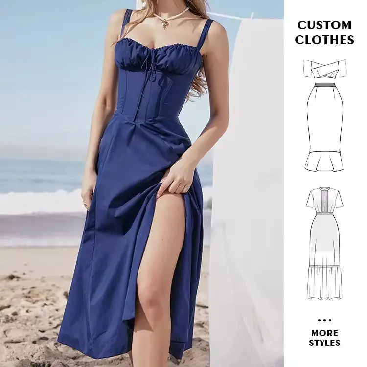 Thời Trang Mới Đến Thanh Lịch Chính Thức Tùy Chỉnh Phụ Nữ Sexy Maxi Buổi Tối Ăn Mặc Cho Phụ Nữ Quần Áo Prom Rắn Bodycon Casual Dresses